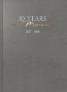 Cover-Bild zum Titel 'rido/idé 7022404017 10-Jahres-Kalender Premium 2027-2036 "10 Years of Moments" A4, Kunstleder' von ''
