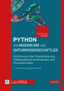 Cover-Bild zum Titel 'Python für Ingenieure und Naturwissenschaftler' von 'Hans-Bernhard Woyand'