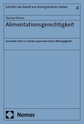 Cover-Bild zum Titel 'Alimentationsgerechtigkeit' von 'Thomas Pierson'