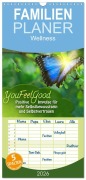 Familienplaner 2026 - YouFeelGood - Positive Impulse für mehr Selbstbewusstsein und Selbstvertrauen mit 5 Spalten (Wandkalender, 21 x 45 cm) CALVENDO - Gaby Shayana Hoffmann