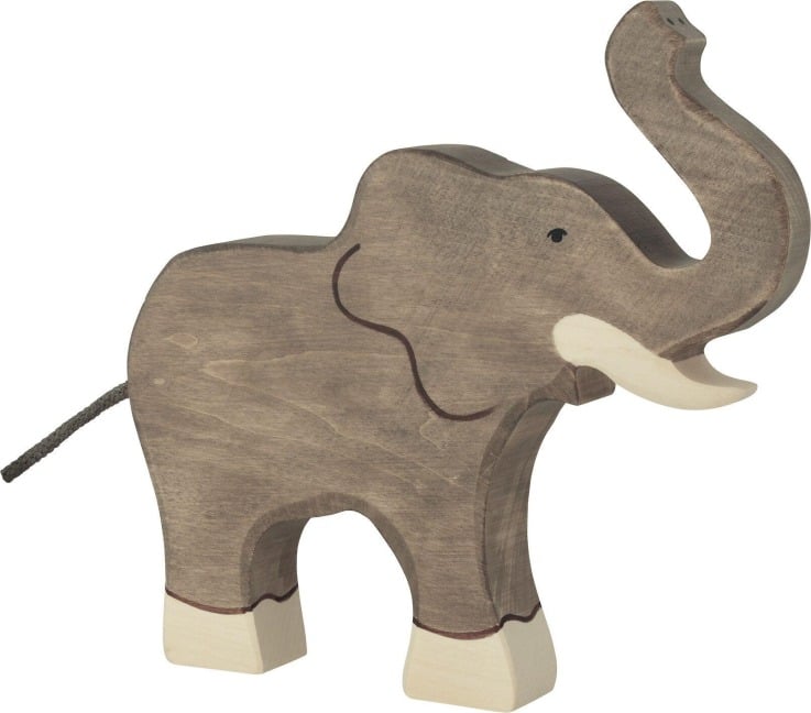 Elefant, Rüssel hoch - 