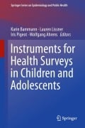Cover-Bild zum Titel 'Instruments for Health Surveys in Children and Adolescents' von ''