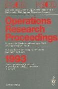 Cover-Bild zum Titel 'Operations Research Proceedings 1993' von ''