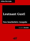 Cover-Bild zum Titel 'Leutnant Gustl' von 'Arthur Schnitzler'