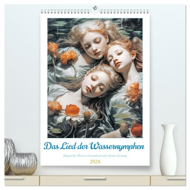 Das Lied der Wassernymphen (hochwertiger Premium Wandkalender 2026 DIN A2 hoch), Kunstdruck in Hochglanz - Steffen Gierok-Latniak