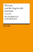 Cover-Bild zum Titel 'Gedichte' von 'Walther von der Vogelweide'