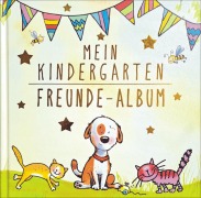 Cover-Bild zum Titel 'Mein Kindergarten Freunde-Album - Mit Goldfolienprägung auf dem Umschlag!' von 'Julia Volmert'