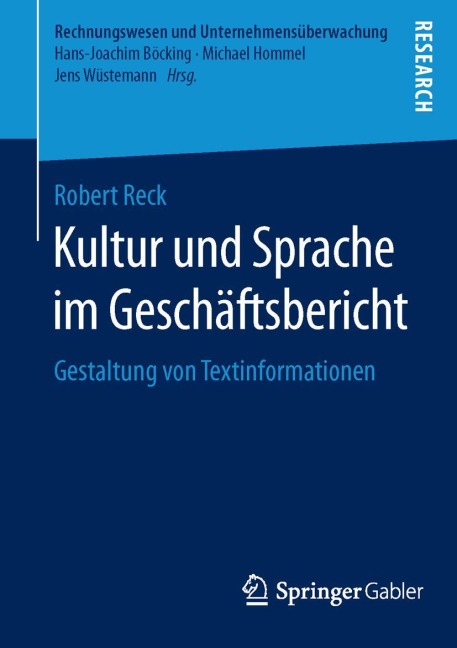 Kultur und Sprache im Geschäftsbericht - Robert Reck