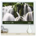 WASSERFÄLLE - Sanfte und tosende Schönheiten (hochwertiger Premium Wandkalender 2024 DIN A2 quer), Kunstdruck in Hochglanz - Lucyna Koch