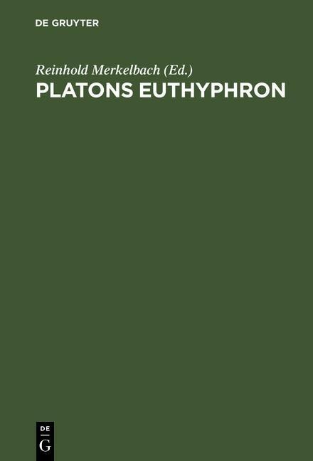Platons Euthyphron - 