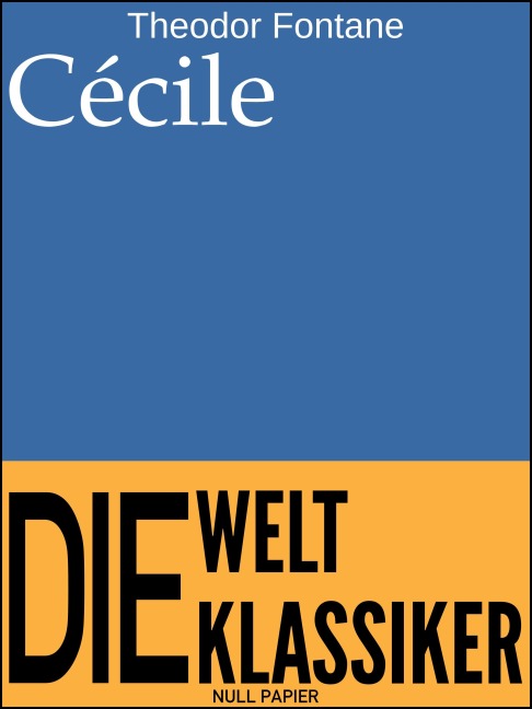 Cécile - Theodor Fontane