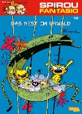 Cover-Bild zum Titel 'Spirou und Fantasio 10: Das Nest im Urwald' von 'André Franquin'