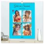 Cover-Bild zum Titel 'Girls im Sommer. Erotik-Paintings (hochwertiger Premium Wandkalender 2026 DIN A2 hoch), Kunstdruck in Hochglanz' von 'Rose Hurley'