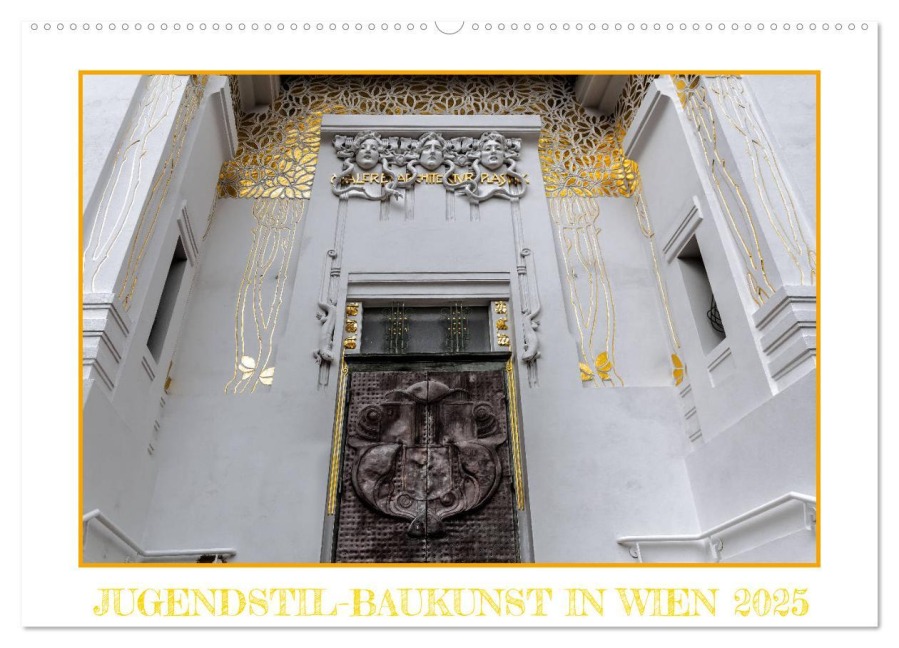 Jugendstil-Baukunst in Wien (Wandkalender 2025 DIN A2 quer), CALVENDO Monatskalender - Werner Braun