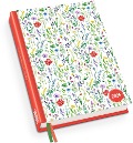 Lovely Flowers Taschenkalender 2025 - Blumen-Design - Terminplaner mit Wochenkalendarium - Format 11,3 x 16,3 cm - 