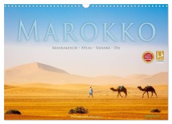 Cover-Bild zum Titel 'Marokko: Marrakesch, Atlas, Sahara, Fès (Wandkalender 2026 DIN A3 quer), CALVENDO Monatskalender' von 'Jens Benninghofen'