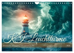 Cover-Bild zum Titel 'KI-Leuchttürme (Wandkalender 2026 DIN A4 quer), CALVENDO Monatskalender' von 'Steffen Gierok-Latniak'