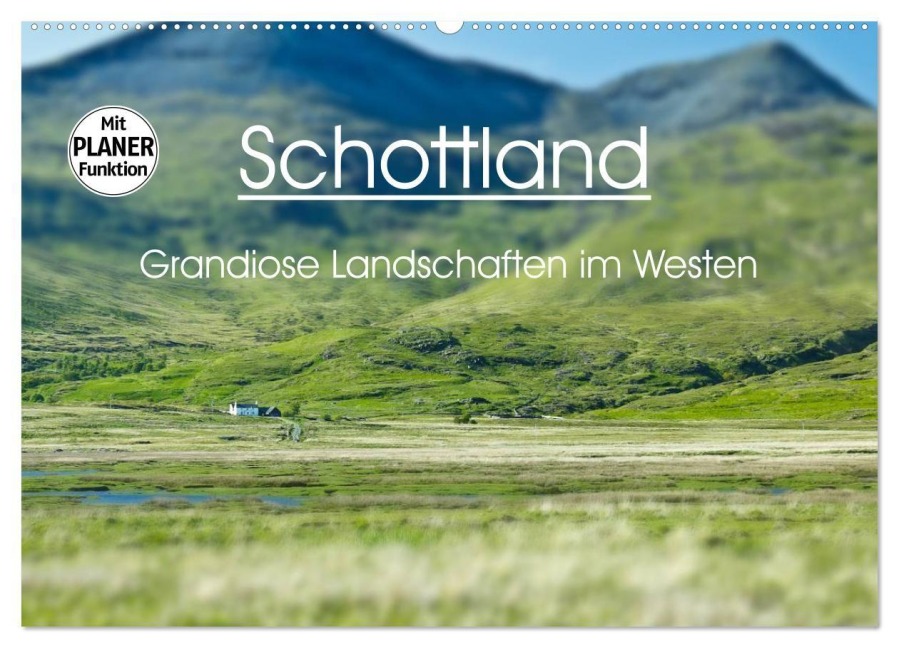 Schottland - grandiose Landschaften im Westen (Wandkalender 2027 DIN A2 quer), CALVENDO Monatskalender - Anja Schäfer