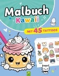 Malbuch Kawaii mit 45 Tattoos - Schwager & Steinlein Verlag