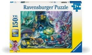 Cover-Bild zum Titel 'Kinderpuzzle 150 XXL Teile - Zauberhafter Wald' von ''