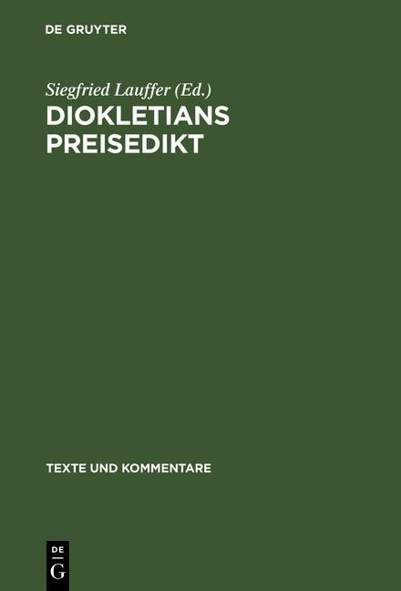 Diokletians Preisedikt - 