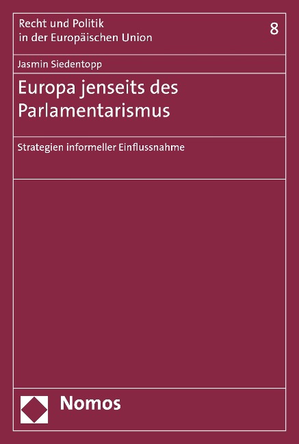 Europa jenseits des Parlamentarismus - Jasmin Siedentopp