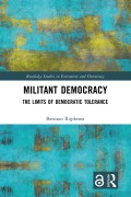 Cover-Bild zum Titel 'Militant Democracy' von 'Bastiaan Rijpkema'
