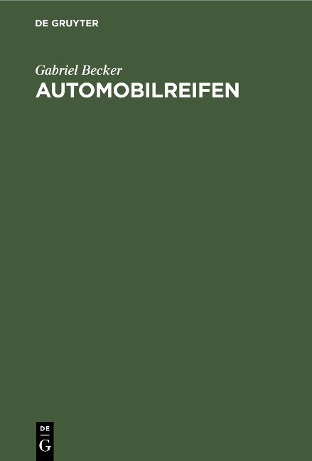 Automobilreifen - Gabriel Becker