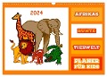 Afrikas bunte Tierwelt (Wandkalender 2024 DIN A3 quer), CALVENDO Monatskalender - Barbara Fraatz