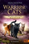 Cover-Bild zum Titel 'Warrior Cats - Die Welt der Clans. Legendäre Kämpfe' von 'Erin Hunter'