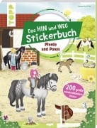 Cover-Bild zum Titel 'Das Hin-und-weg-Stickerbuch. Pferde und Ponys' von ''