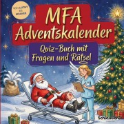 Cover-Bild zum Titel 'MFA-Adventskalender: Quiz-Buch mit Fragen und Rätsel' von 'Schlauvento Interactive'