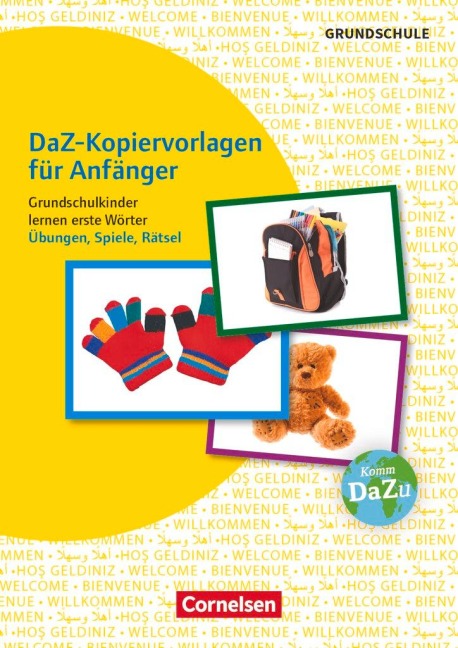 Deutsch lernen mit Fotokarten - Grundschule. Grundschulkinder lernen erste Wörter - Übungen, Spiele, Rätsel - Kopiervorlagen - 