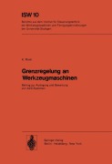 Cover-Bild zum Titel 'Grenzregelung an Werkzeugmaschinen' von 'K. Maier'