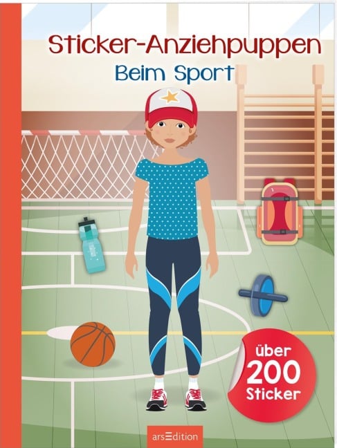 Sticker-Anziehpuppen - Beim Sport - 