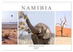 Cover-Bild zum Titel 'Namibia - unterwegs mit Julia Hahn (Wandkalender 2027 DIN A2 quer), CALVENDO Monatskalender' von 'Julia Hahn'