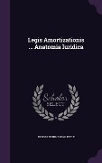Legis Amortizationis ... Anatomia Iuridica - Joseph Bernhard Glettle