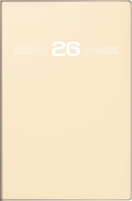 rido/idé 7015202036 | Taschenkalender Mod. partner/Industrie I 2026 | A7, Kunststoff, sand - 