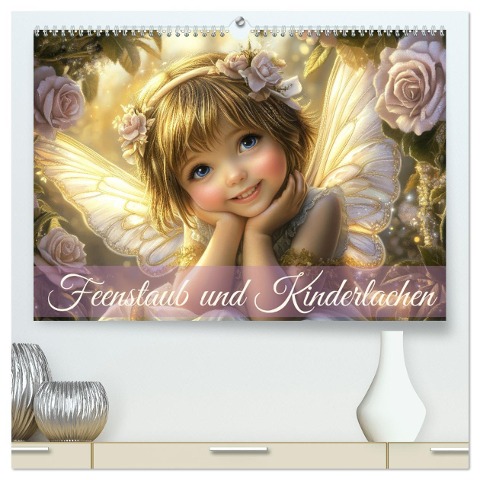 Feenstaub und Kinderlachen (hochwertiger Premium Wandkalender 2025 DIN A2 quer), Kunstdruck in Hochglanz - Sabine Löwer