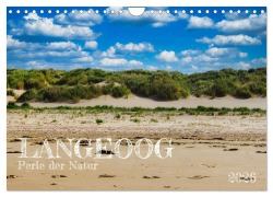 Cover-Bild zum Titel 'Langeoog - Perle der Natur (Wandkalender 2026 DIN A4 quer), CALVENDO Monatskalender' von 'Jakob Hillen'