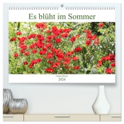 Es blüht im Sommer (hochwertiger Premium Wandkalender 2026 DIN A2 quer), Kunstdruck in Hochglanz - Gisela Kruse