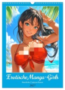 Cover-Bild zum Titel 'Erotische Manga-Girls. Sinnliche Cartoon-Kunst (Wandkalender 2027 DIN A3 hoch), CALVENDO Monatskalender' von 'Rose Hurley'