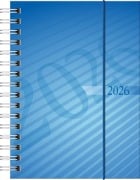 rido/idé 7013102306 | Taschenkalender Mod. perfect/Technik I 2026 | A6, Kunststoff, blau - 