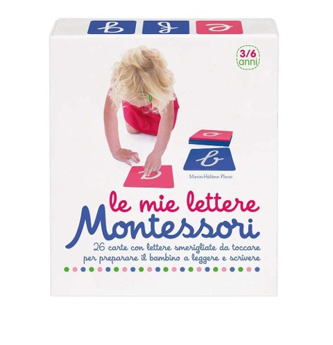 Le mie lettere Montessori. 26 carte con lettere smerigliate da toccare per preparare il bambino a leggere e scrivere - Marie-Hélène Place