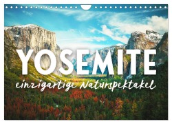 Cover-Bild zum Titel 'Yosemite - Einzigartige Naturspektakel (Wandkalender 2026 DIN A4 quer), CALVENDO Monatskalender' von 'Happy Monkey'