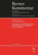 Cover-Bild zum Titel 'Vergütungen bei Gesellschaften, deren Aktien an einer Börse kotiert sind (Art. 732-735d OR)' von 'Valentin Jentsch'