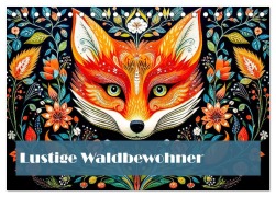 Cover-Bild zum Titel 'Lustige Waldtiere (Tischkalender 2026 DIN A5 quer), CALVENDO Monatskalender' von 'Ally Bee'