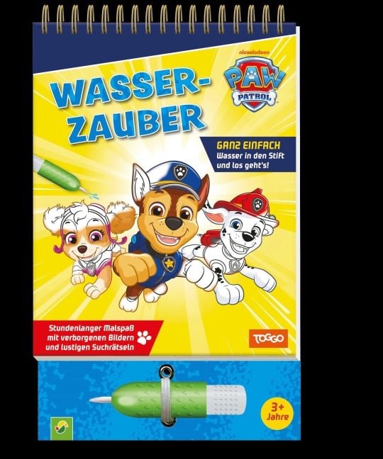 PAW Patrol Wasserzauber - Wassermalbuch ab 3 Jahre - Schwager & Steinlein Verlag