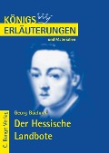 Cover-Bild zum Titel 'Der Hessische Landbote von Georg Büchner. Textanalyse und Interpretation.' von 'Georg Büchner'
