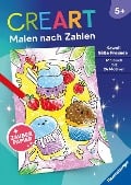 Cover-Bild zum Titel 'CreArt Malen nach Zahlen ab 5 - Zauberpapier: Kawaii Süße Freunde' von ''